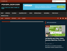 Tablet Screenshot of pokerlogia.com